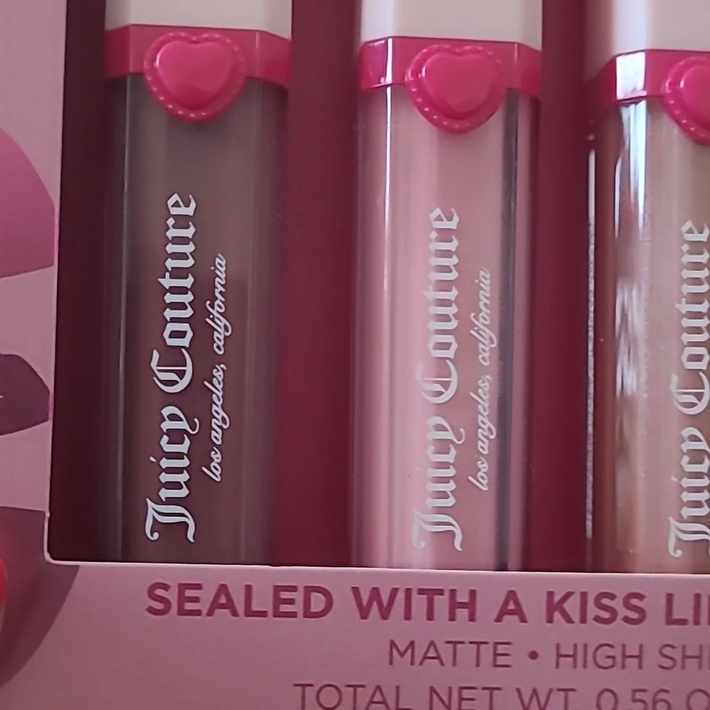 Juicy Couture Sealed with a Kiss Lip Gloss Set - Pink and Brown Shades